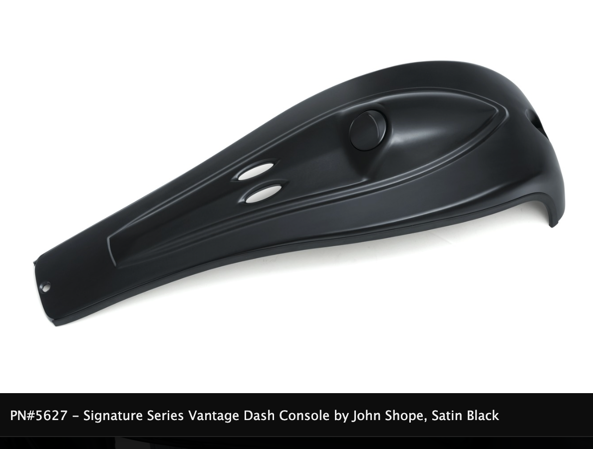 Signature Series Vantage Dash Console for Indian by John Shope