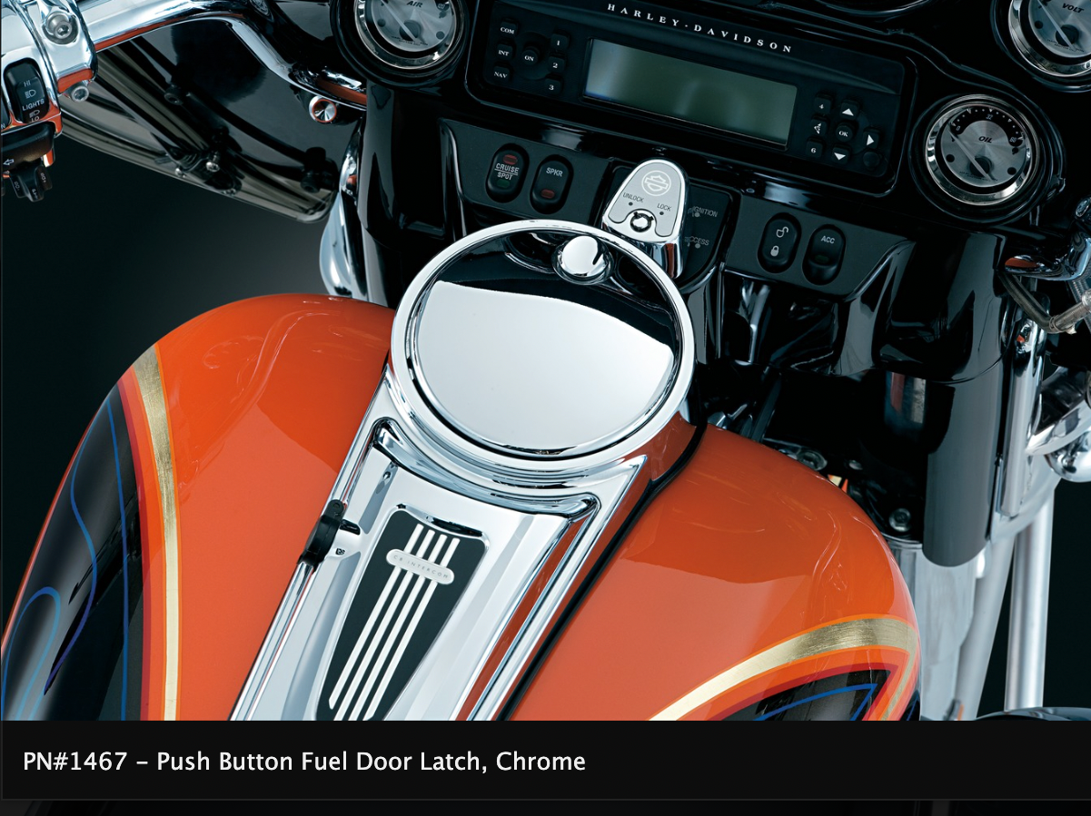 Push Button Fuel Door Latch