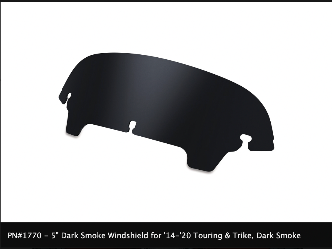 Airmaster® Dark Smoke Windshields