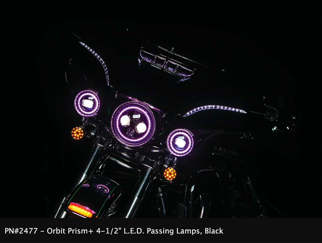 Orbit Prism+ 4-1/2" L.E.D. Passing Lamps with Bluetooth Controlled Multi-Color Halo