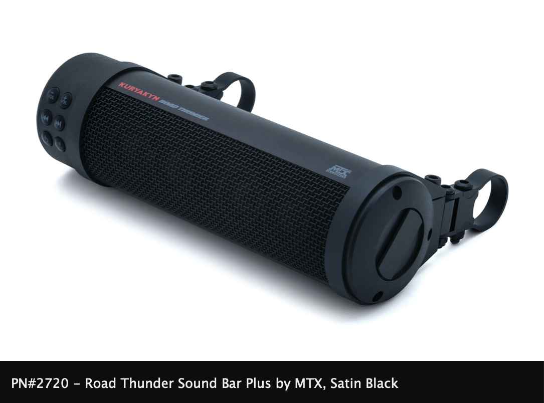 Kuryakyn Road Thunder® Sound Bar Plus by MTX®