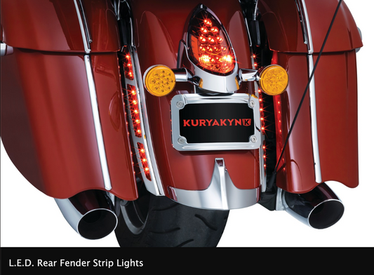 L.E.D. Rear Fender Strip Lights for Indian