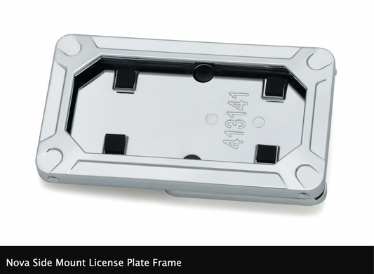 Nova Side Mount License Plate Frame for '18-'21 Softail