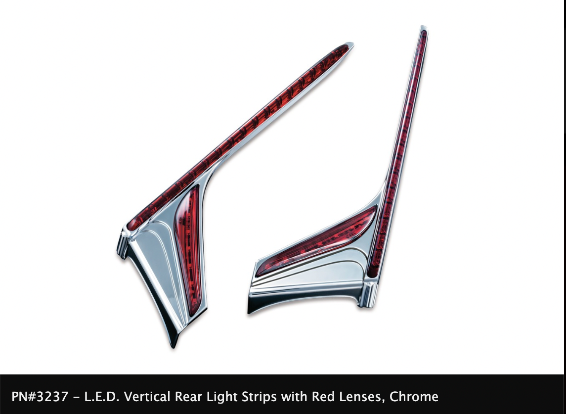 L.E.D. Vertical Rear Light Strips