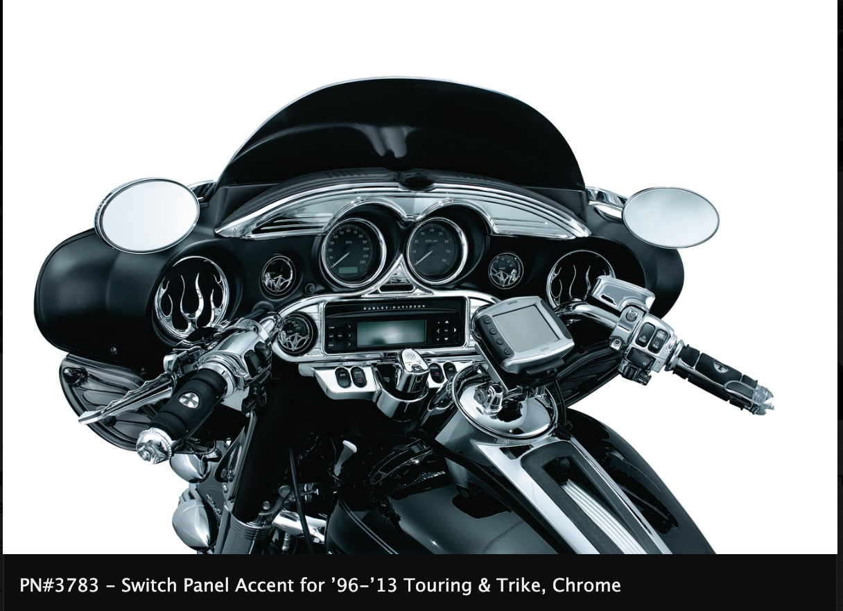 Switch Panel Accent For ’96-’13 Touring & Trike