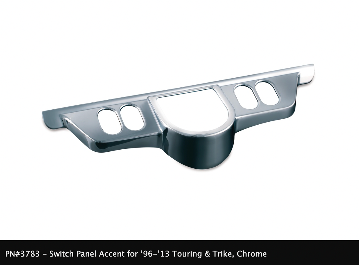 Switch Panel Accent For ’96-’13 Touring & Trike