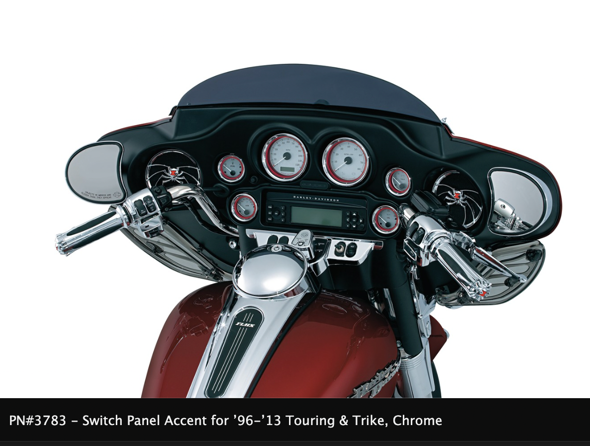 Switch Panel Accent For ’96-’13 Touring & Trike