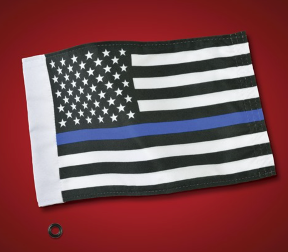 6" X 9" THIN BLUE LINE FLAG