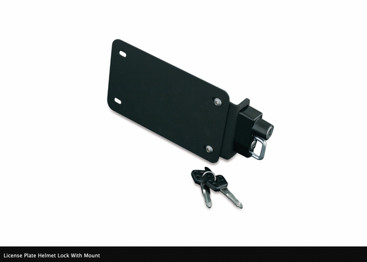 License Plate Helmet Lock With Mount