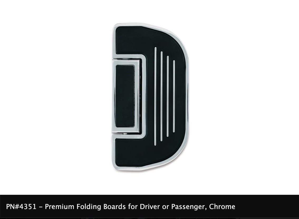 Premium & Ribbed Folding Boards for Driver or Passenger