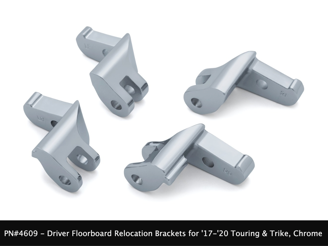 Floorboard Relocation Brackets for Driver Boards