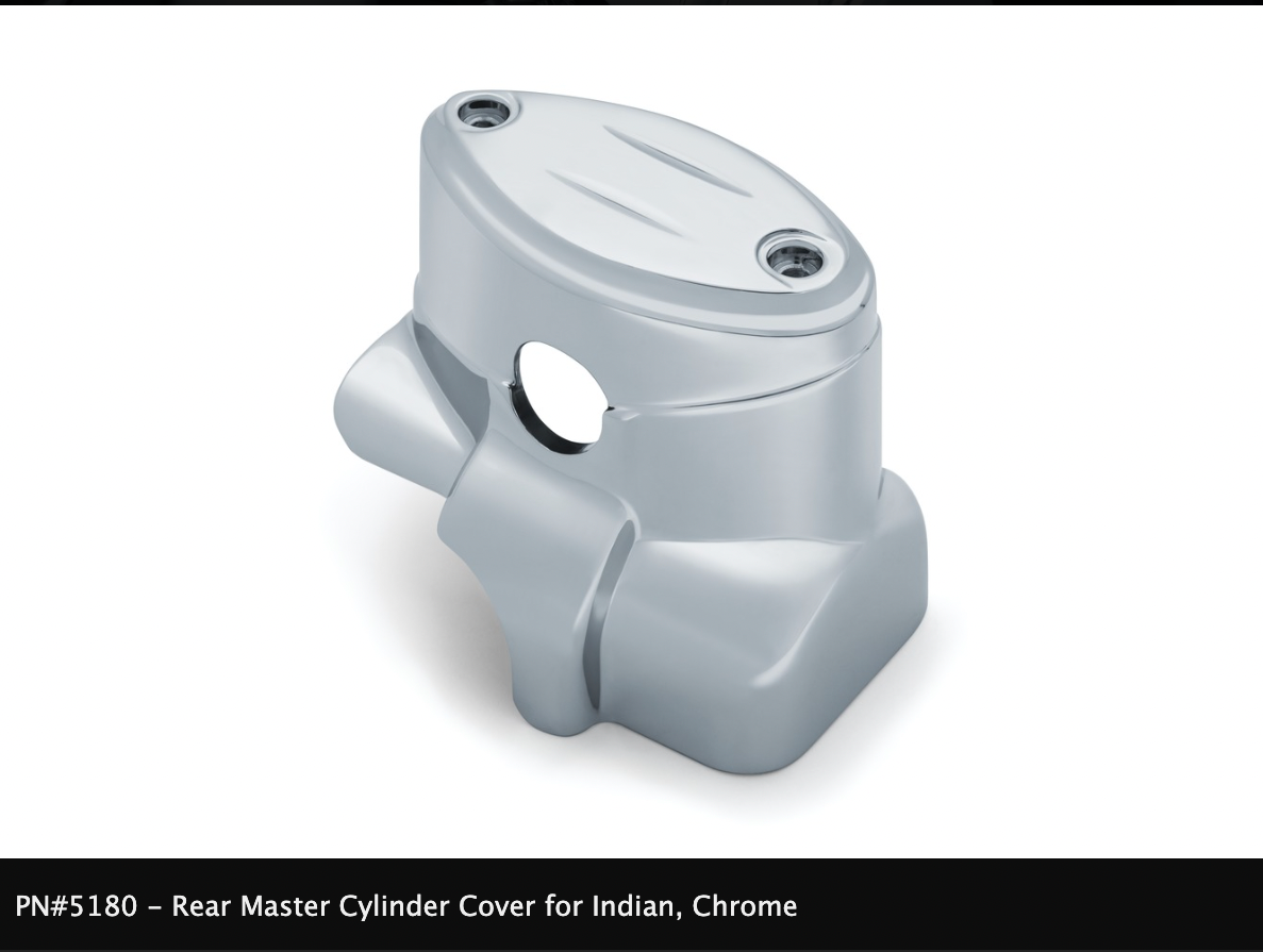 Rear Master Cylinder Cover for Indian