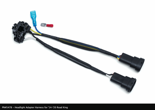 Headlamp Adapter Harness for '14-'21 H-D Touring