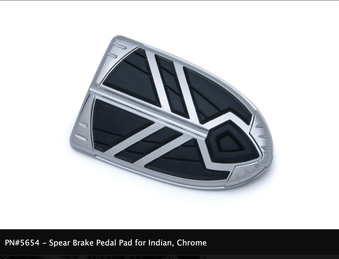 Spear Brake Pedal Pad for Indian