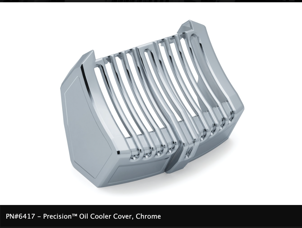 Precision™ Oil Cooler Cover for Milwaukee-Eight® Touring