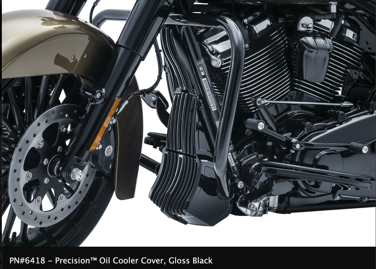 Precision™ Oil Cooler Cover for Milwaukee-Eight® Touring