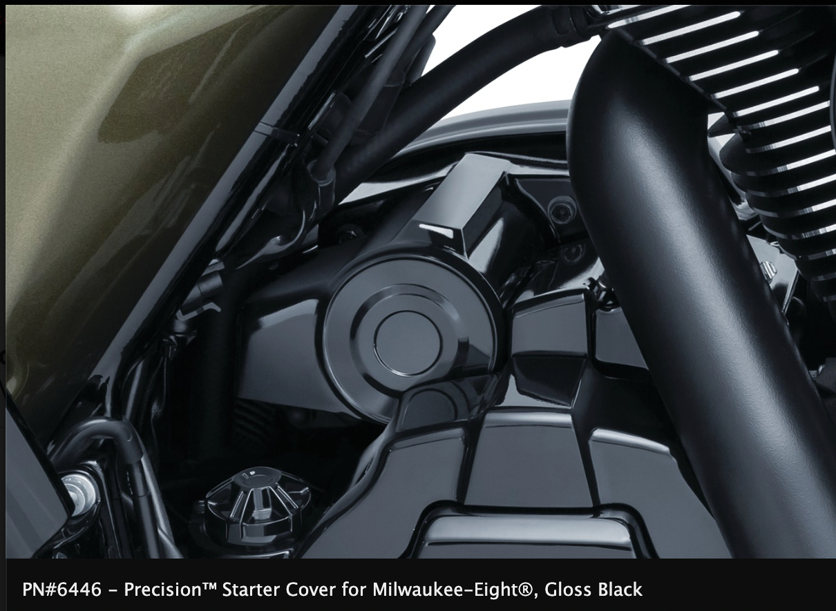 Precision™ Starter Cover for Milwaukee-Eight® Touring & Trikes