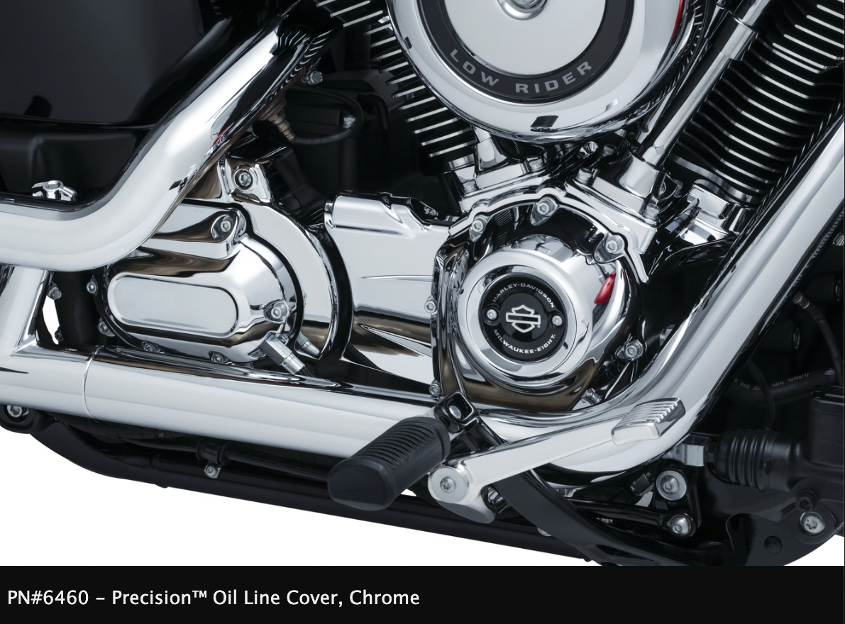 Precision™ Oil Line Cover for Softail