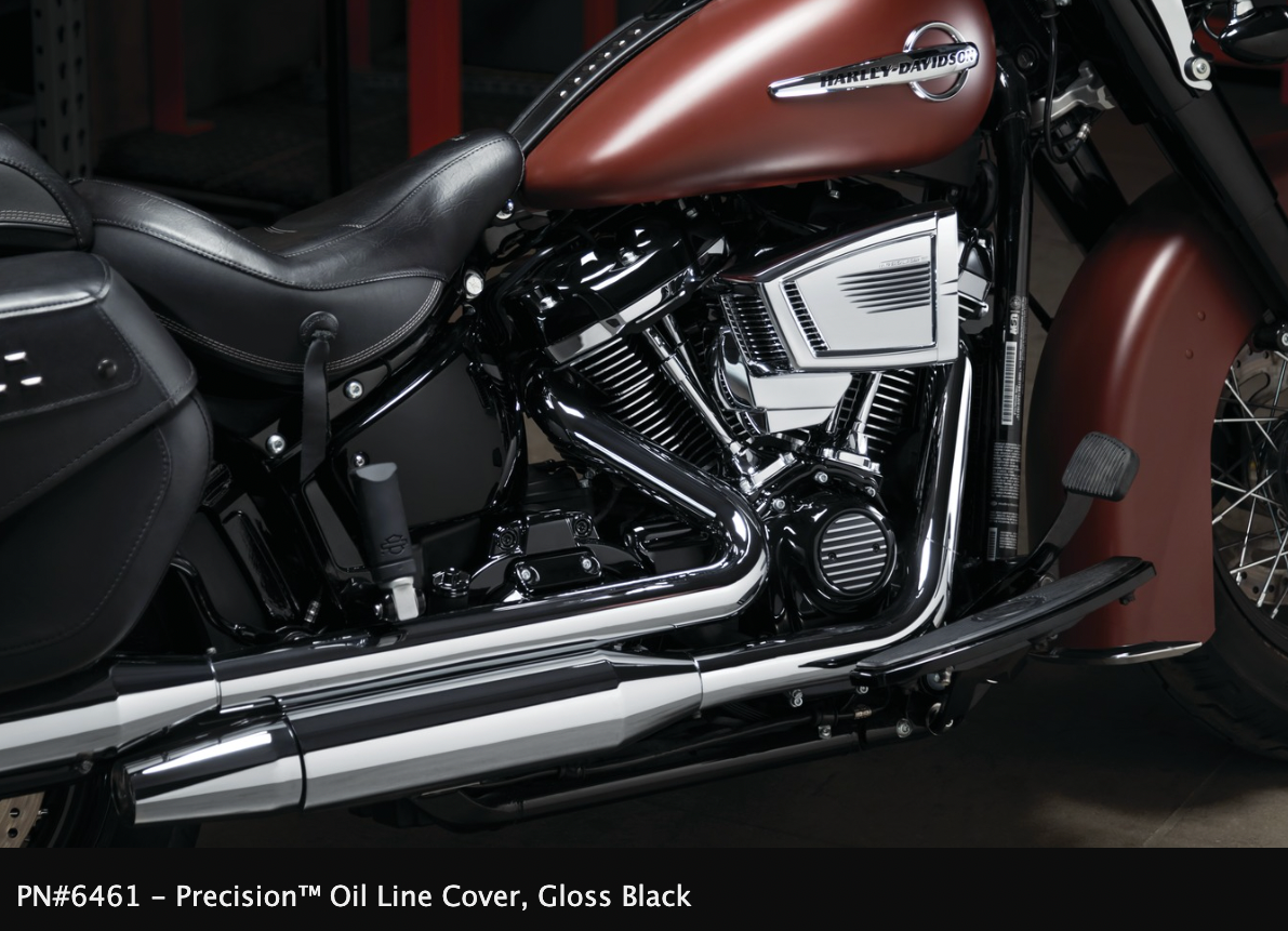 Precision™ Oil Line Cover for Softail