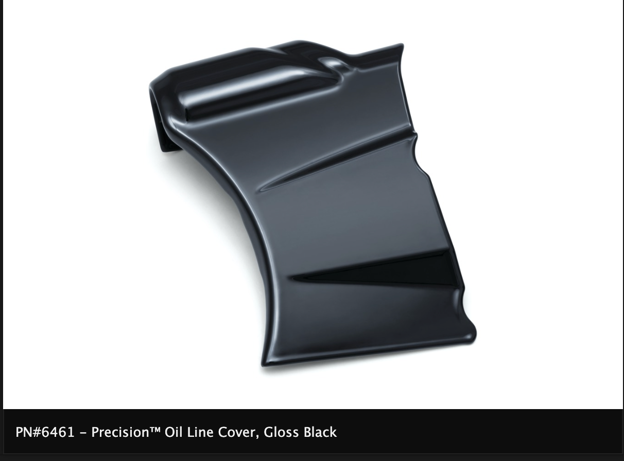 Precision™ Oil Line Cover for Softail