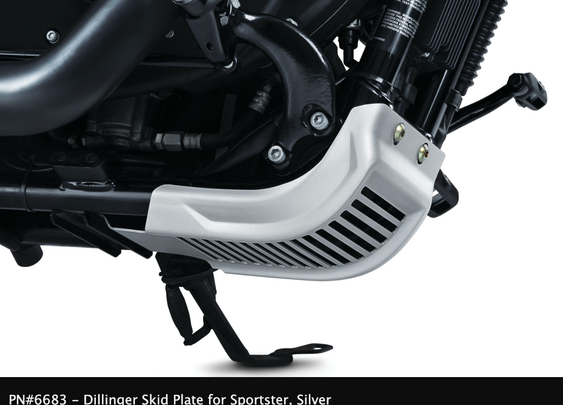 Dillinger Skid Plate for Sportster