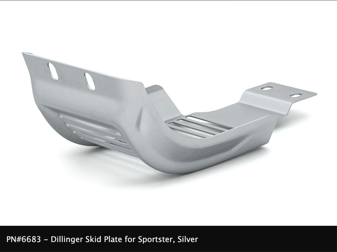 Dillinger Skid Plate for Sportster