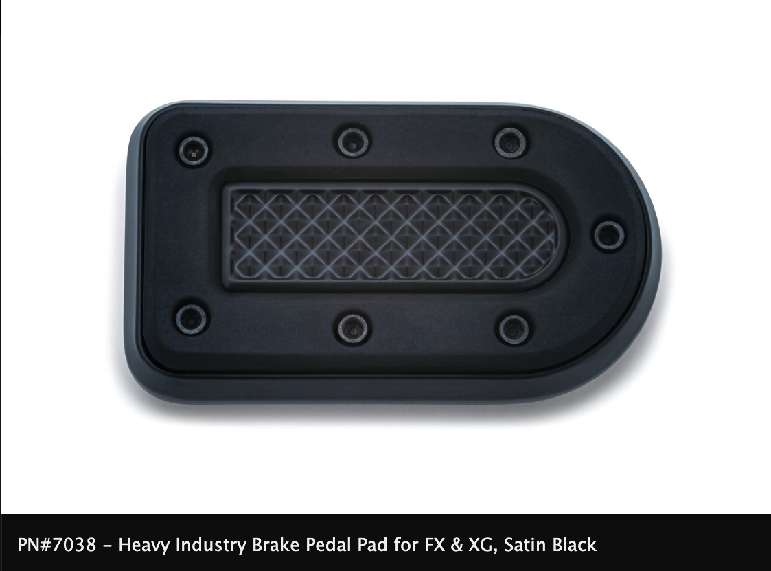 Heavy Industry Brake Pedal Pads for Harley-Davidson