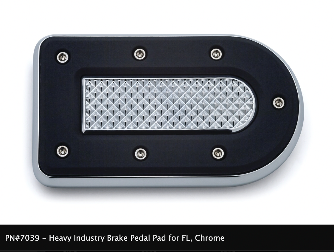 Heavy Industry Brake Pedal Pads for Harley-Davidson