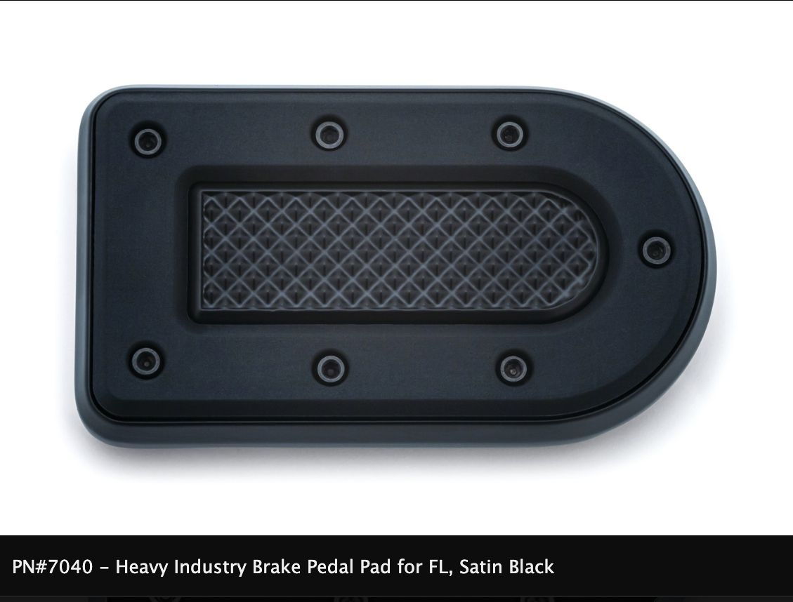 Heavy Industry Brake Pedal Pads for Harley-Davidson