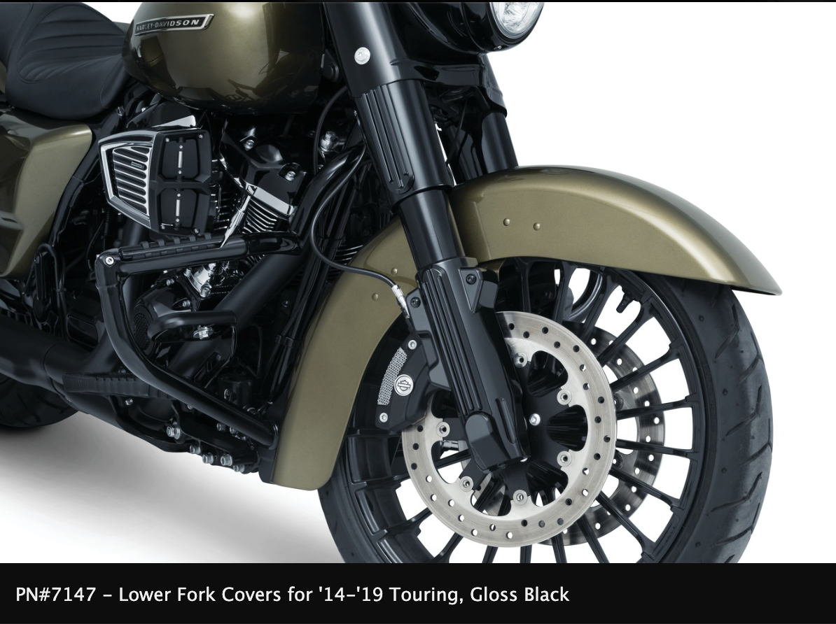 Lower Fork Covers for 14-21 Touring