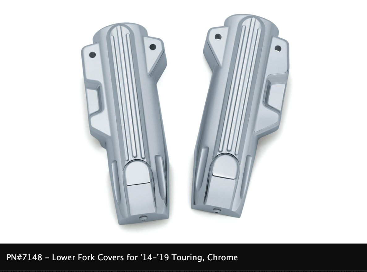 Lower Fork Covers for 14-21 Touring