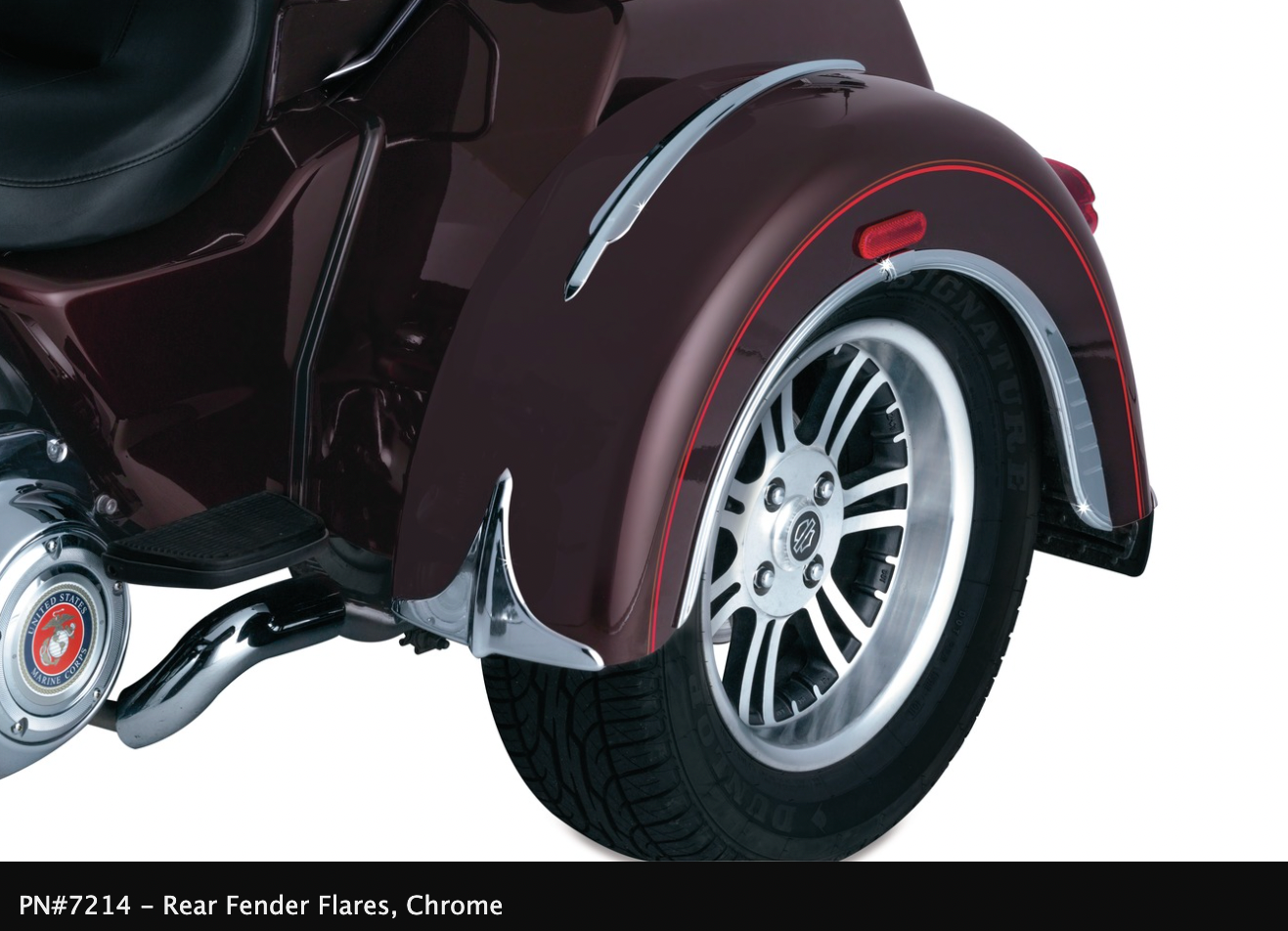 Rear Fender Flares for Trikes