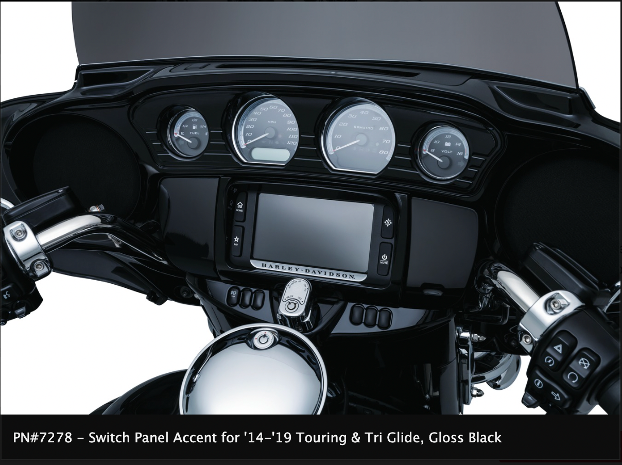 Switch Panel Accent For ’14-’21 Touring & Trike