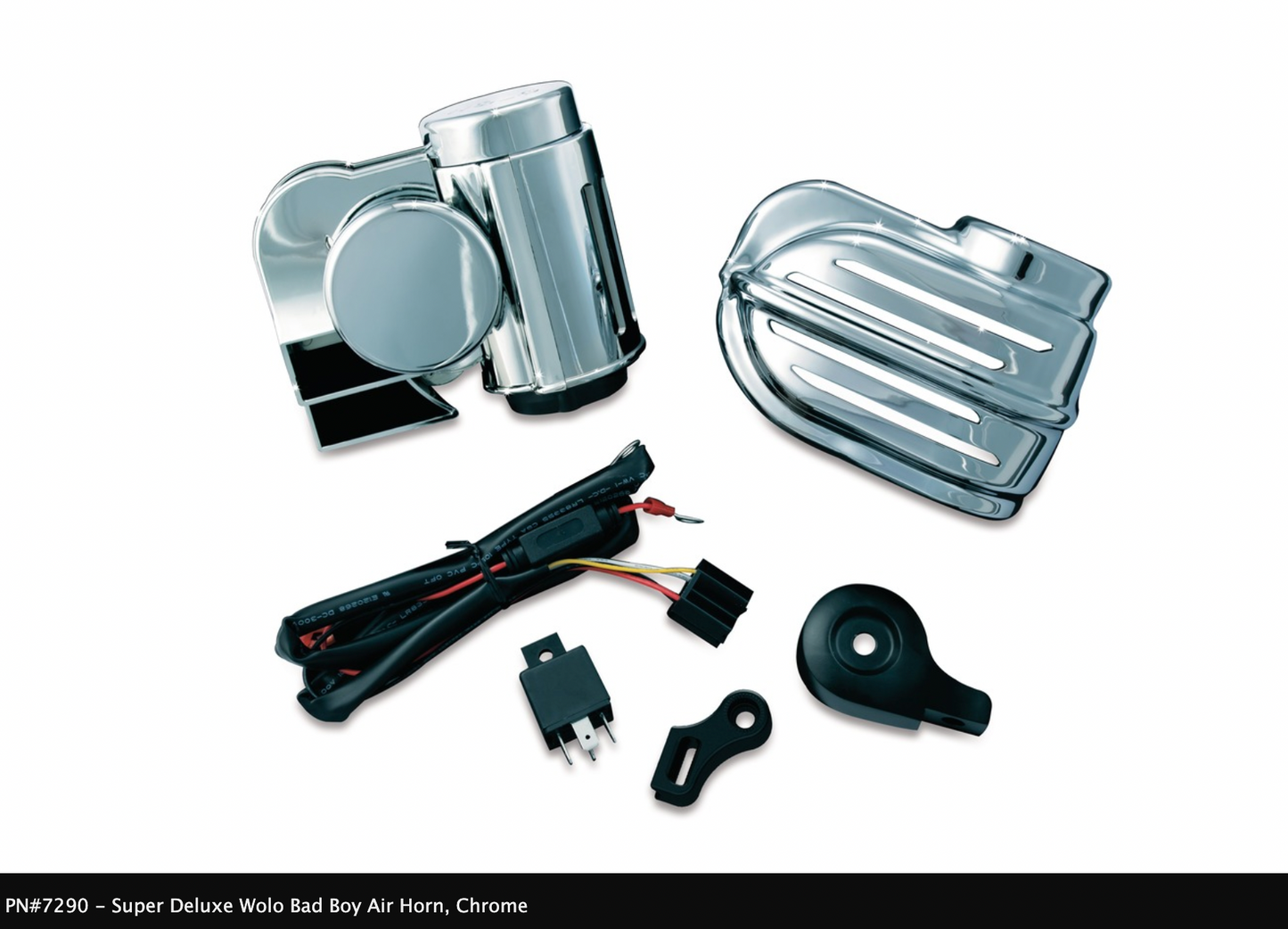 Super Deluxe Wolo® Bad Boy™ Horn Kit for Universal 12V Applications