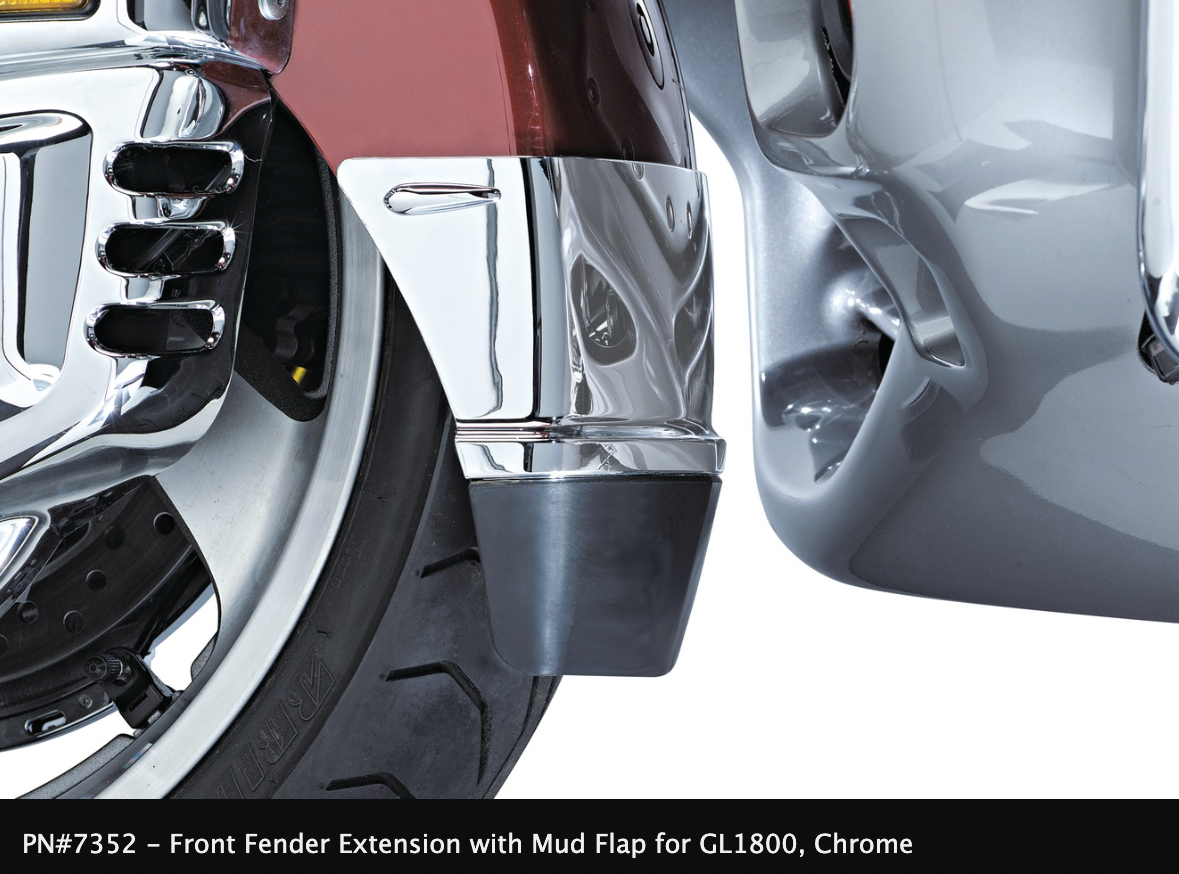 Front Fender Extension with Mud Flap for GL1800