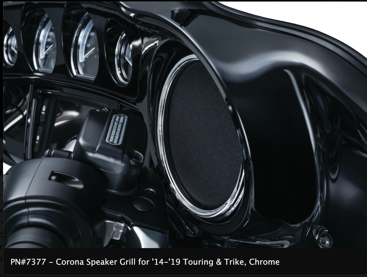 Speaker Grills for '14-'21 Touring & Trike