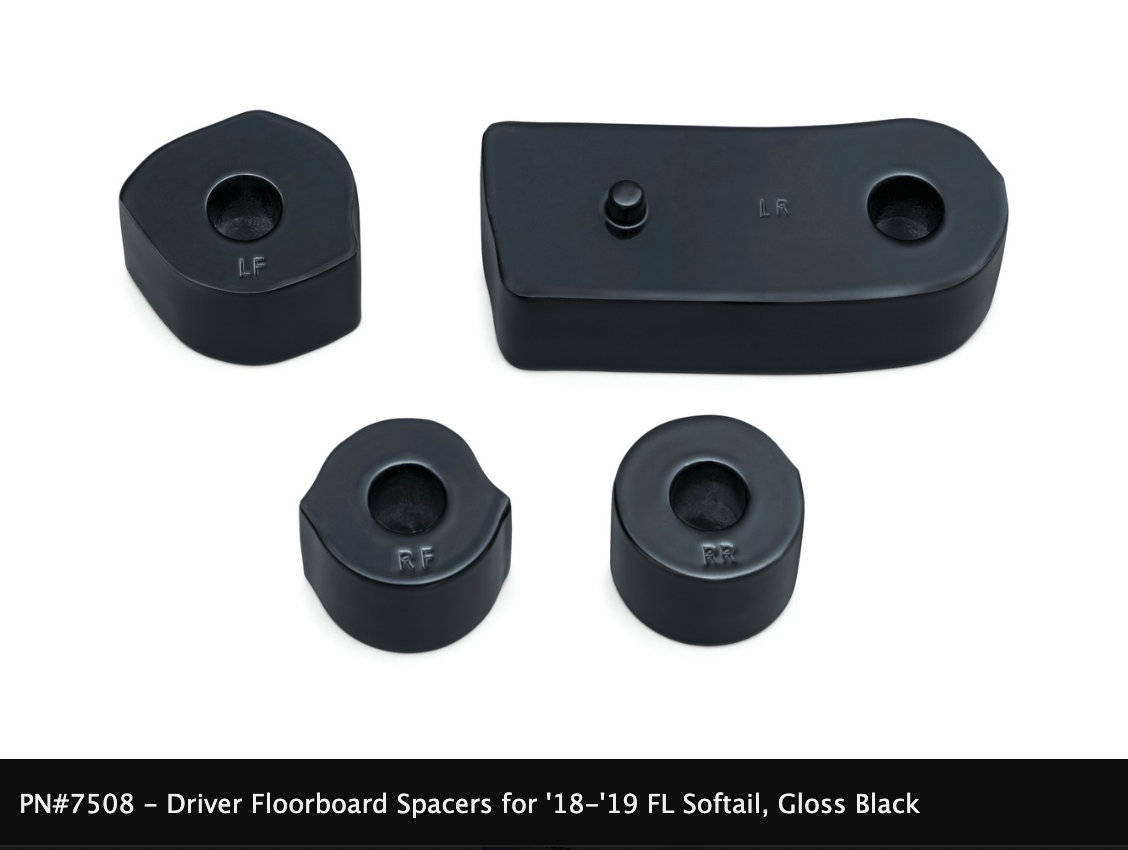 Driver Floorboard Spacers