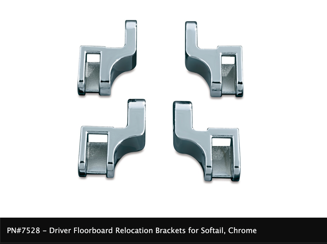 Floorboard Relocation Brackets for Driver Boards