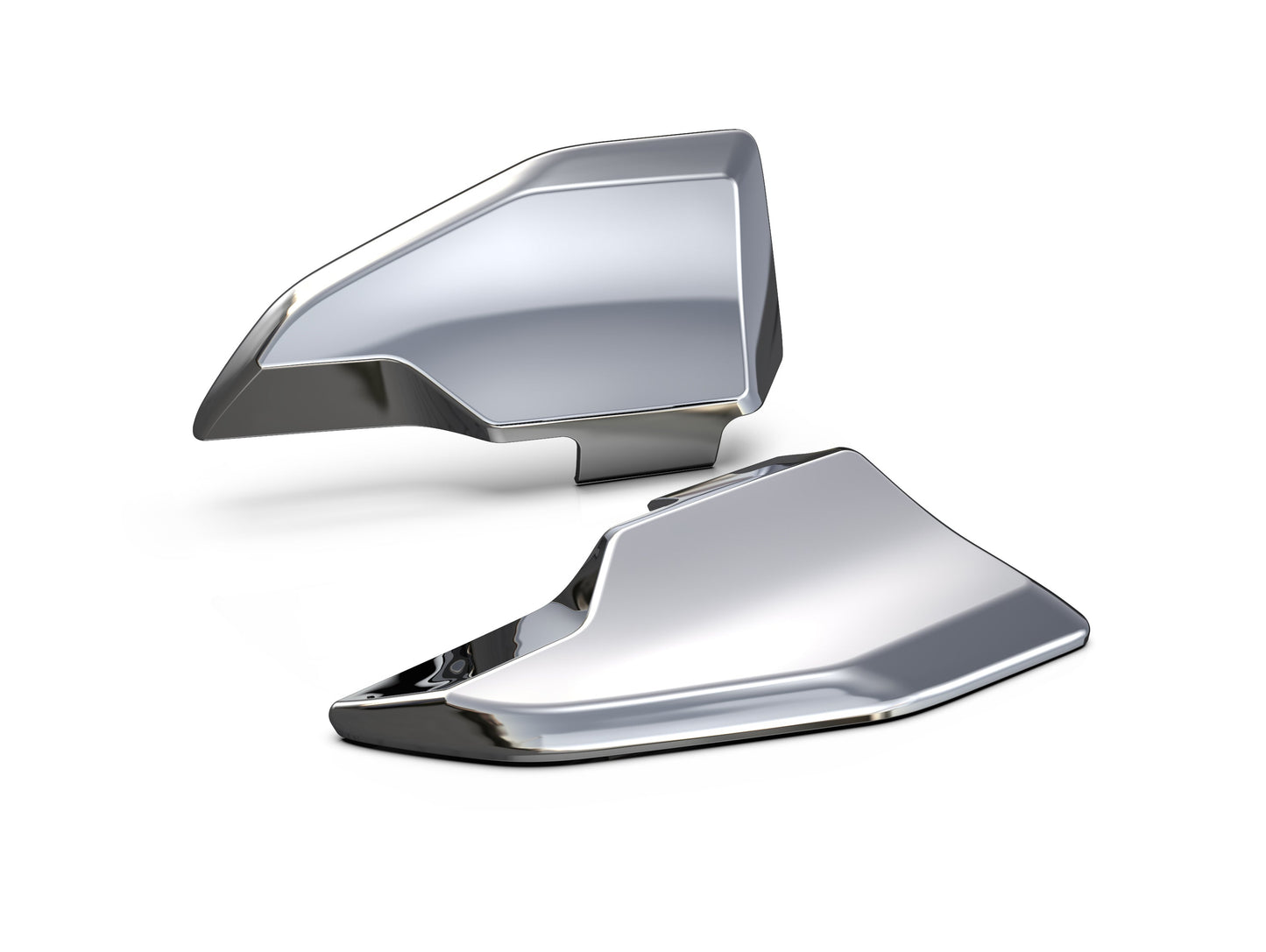 Chrome Passenger Floorboard Covers by TWINART