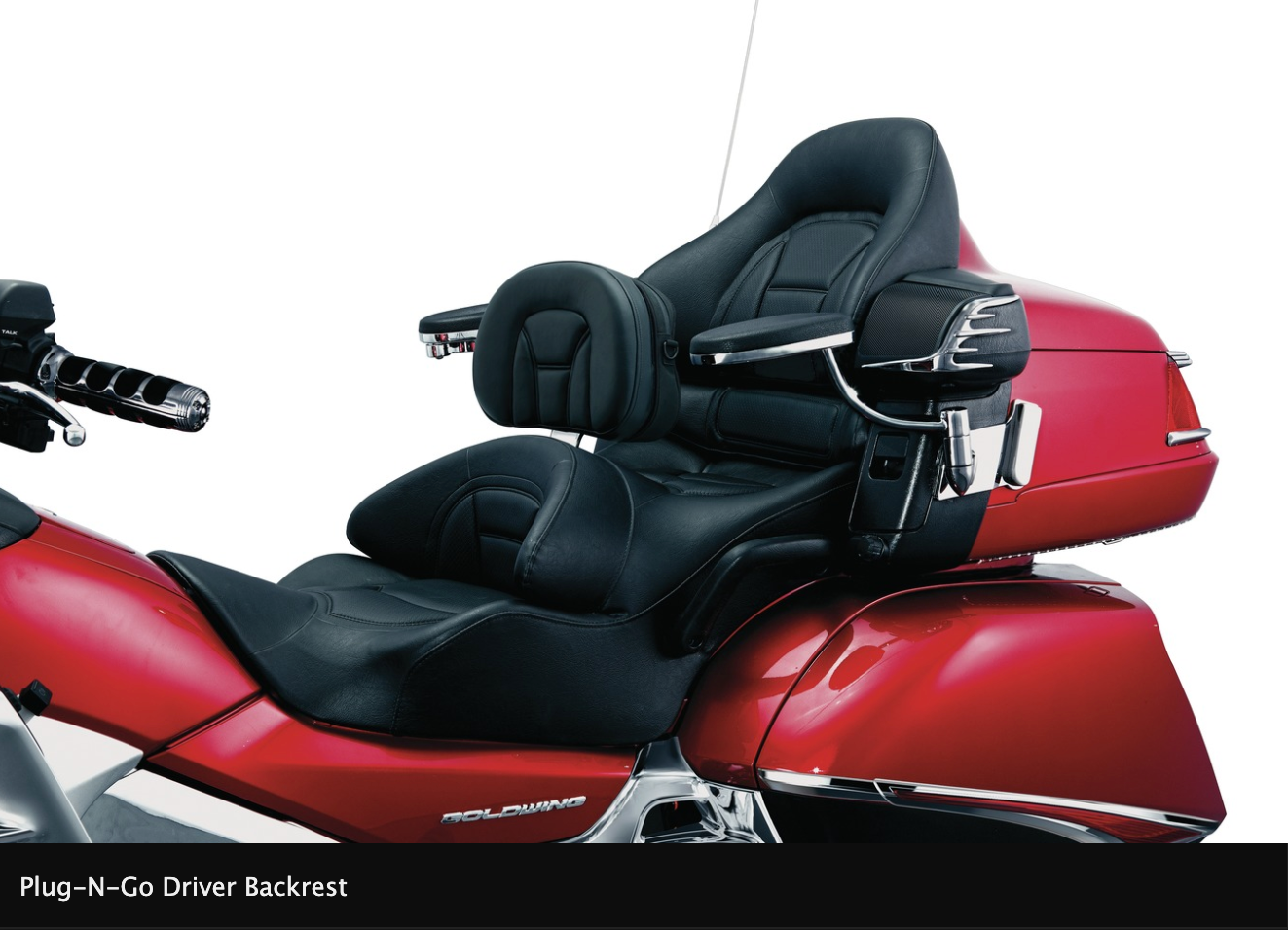 Plug-N-Go Driver Backrest for GL1800 Models