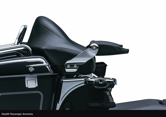 Stealth Passenger Armrests for Touring & Trike